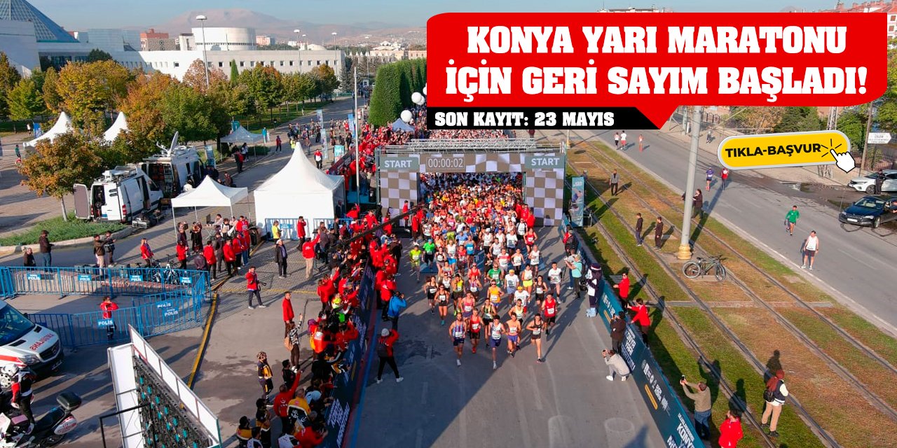 Konya Yarı Maratonu İçin Geri Sayım Başladı!