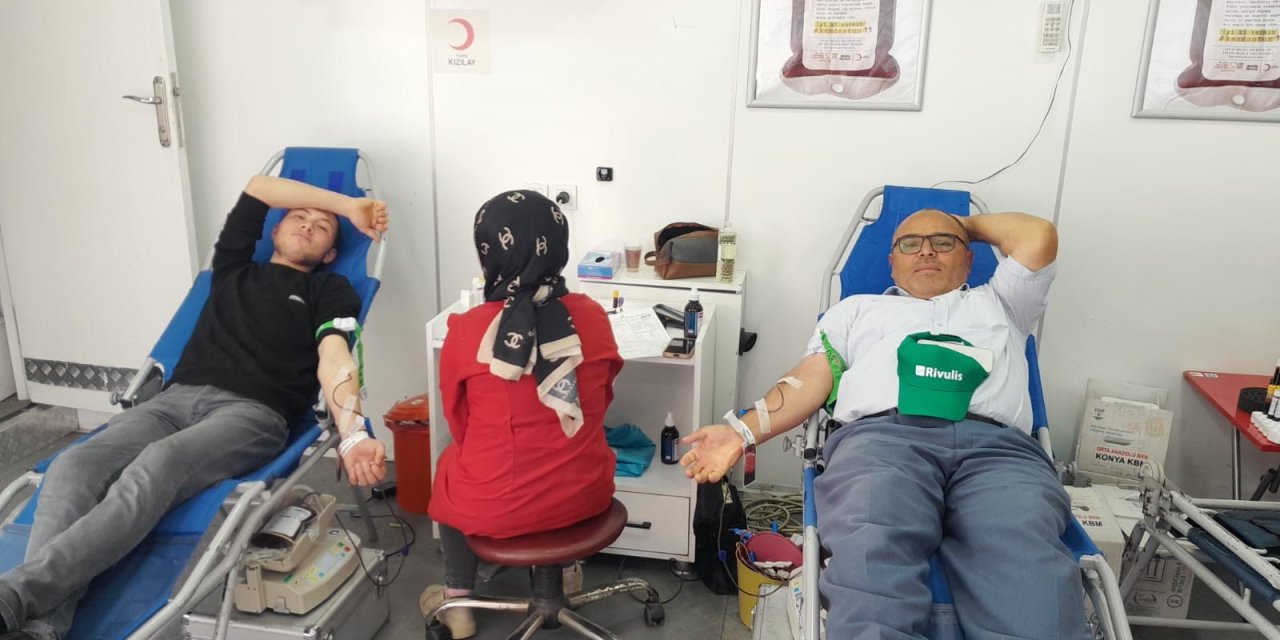 Konya’da Kızılay’dan kan bağışı kampanyası