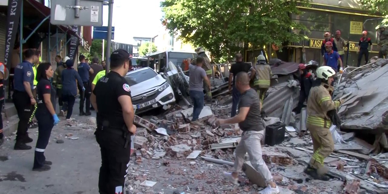 Sağlık Bakanı Koca'dan İstanbul'da çöken binaya ilişkin açıklama!