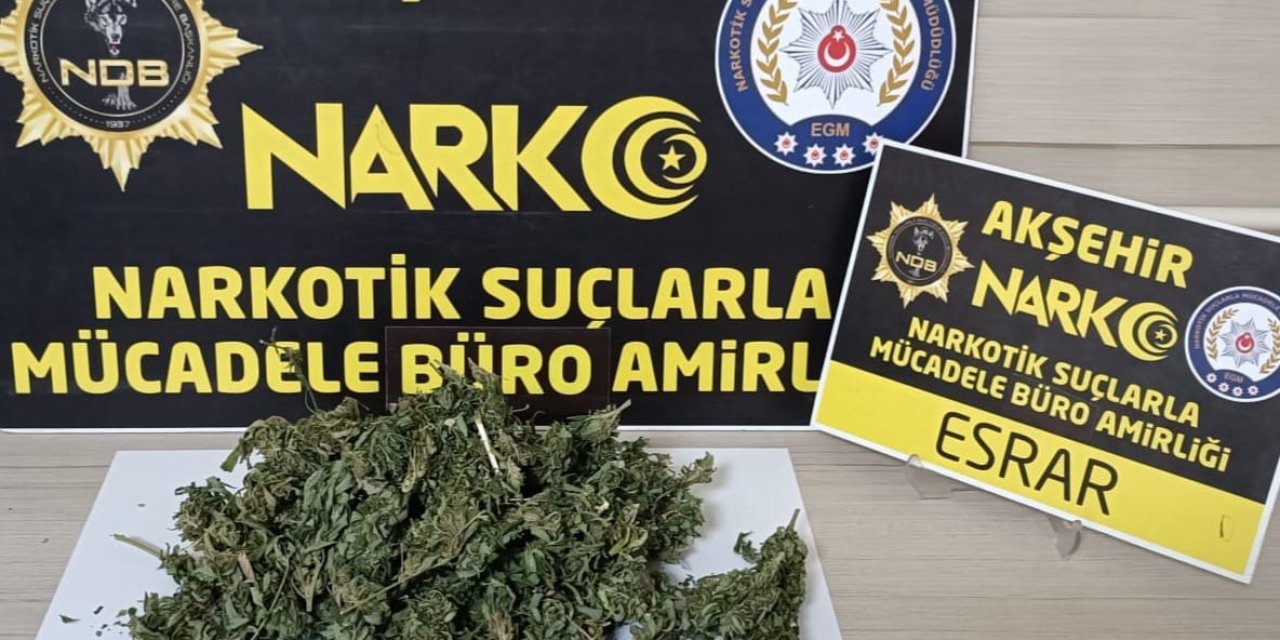Konya'da narkotik ekiplerinden uyuşturucu operasyonu: 2 tutuklama!
