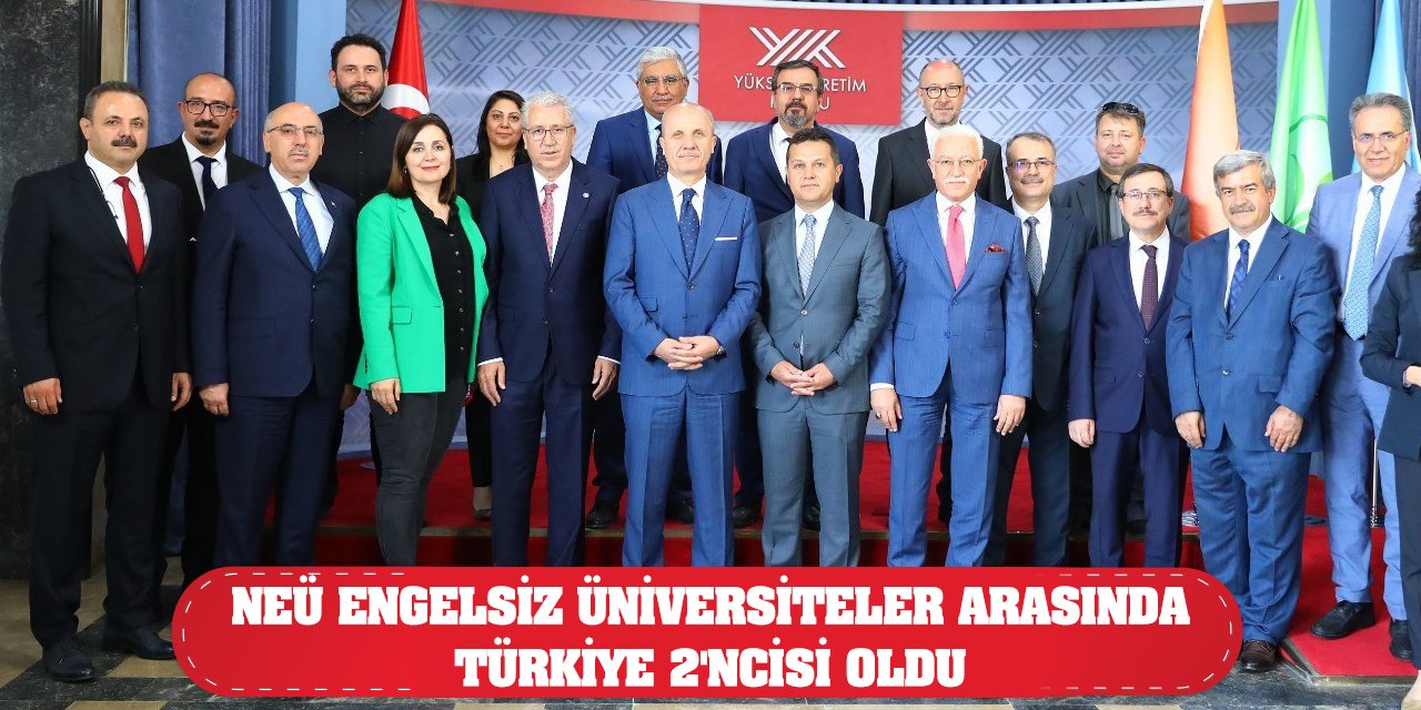 NEÜ Engelsiz Üniversiteler arasında Türkiye 2'ncisi oldu