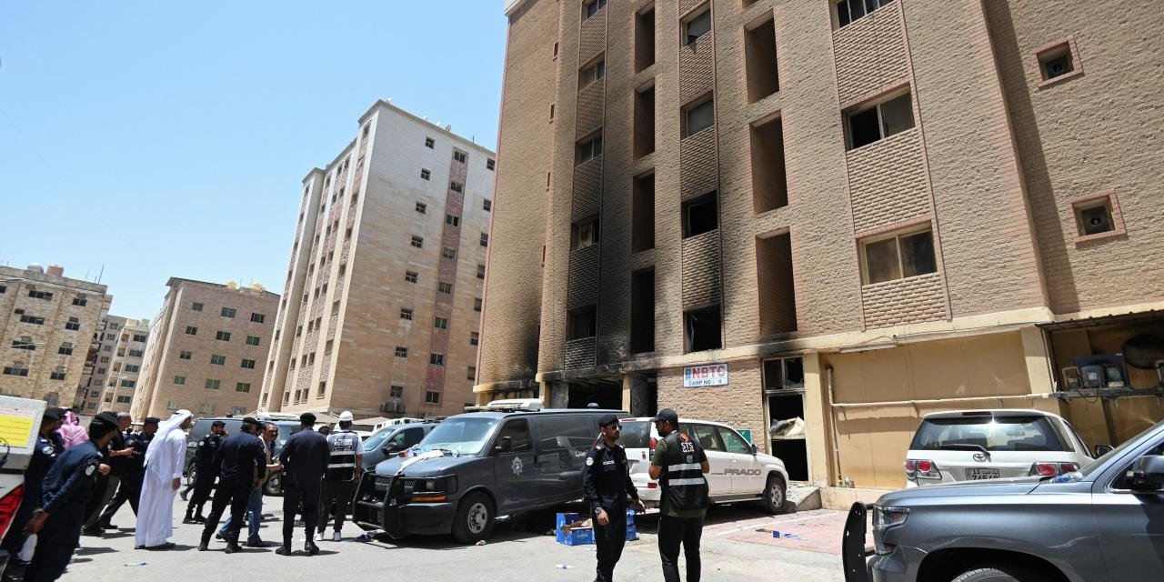 Kuveyt'te yangın: 49 ölü