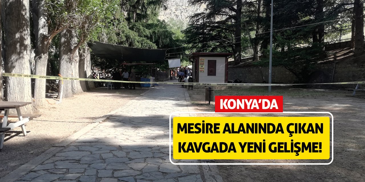 Konya'da mesire alanında çıkan kavgada yeni gelişme!