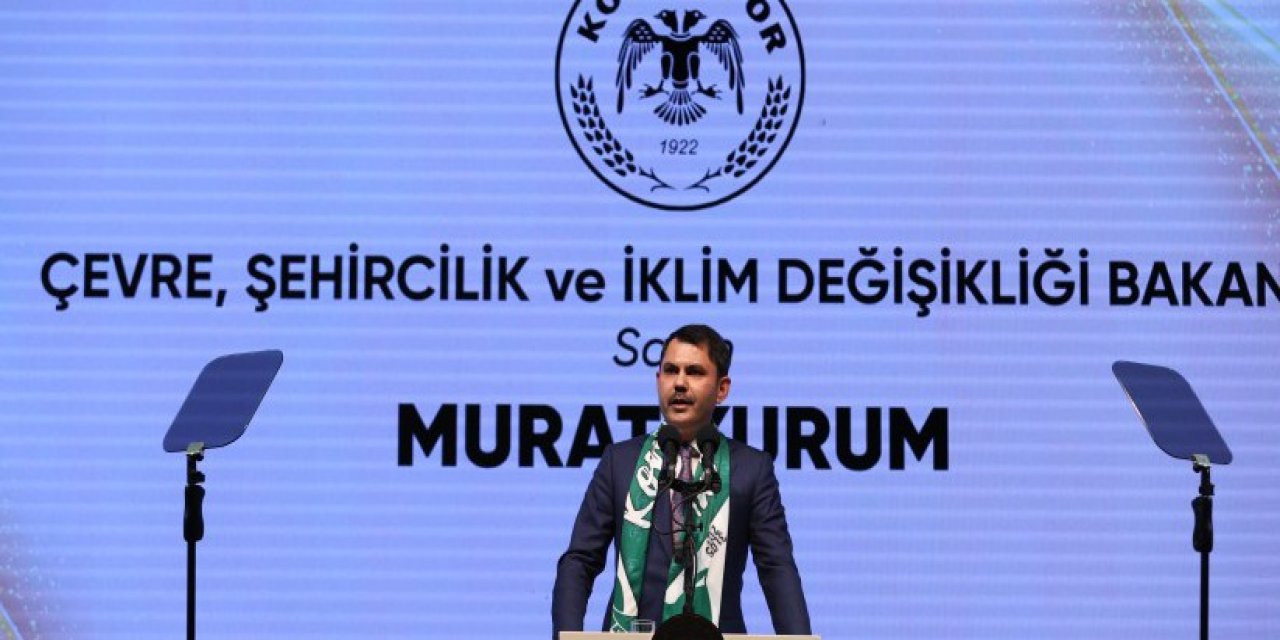 Konyaspor İkinci Başkanı Bulut'tan Bakan Kurum'a tebrik