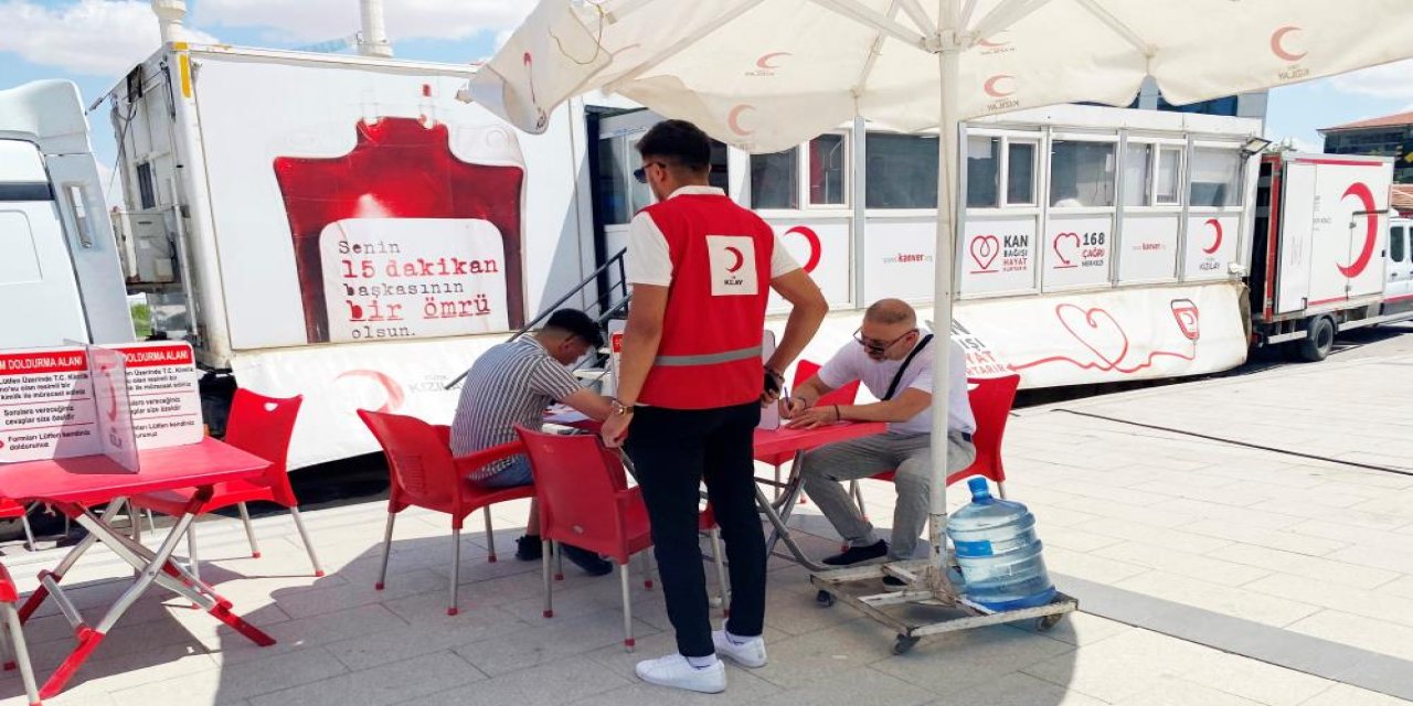 Konya'da kan bağışı kampanyası