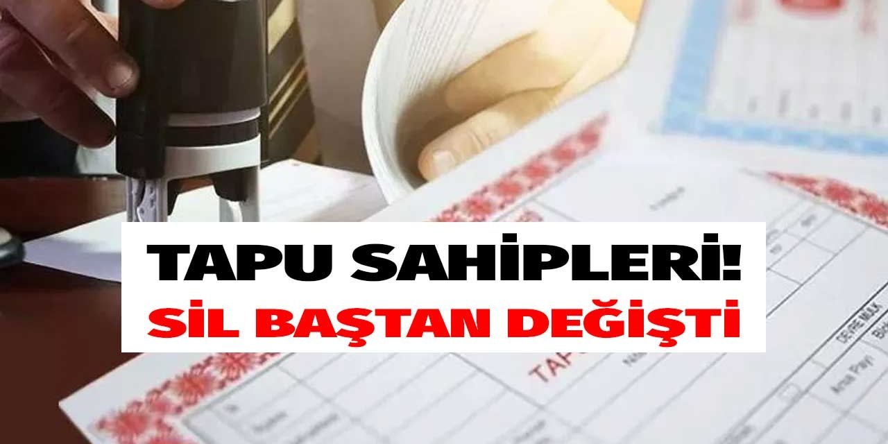 Tapu sahipleri dikkat: 90 gün içinde başvuru yapmayanların hakkı kaybolacak