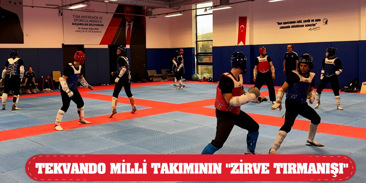 Tekvando Milli Takımının 'zirve tırmanışı'