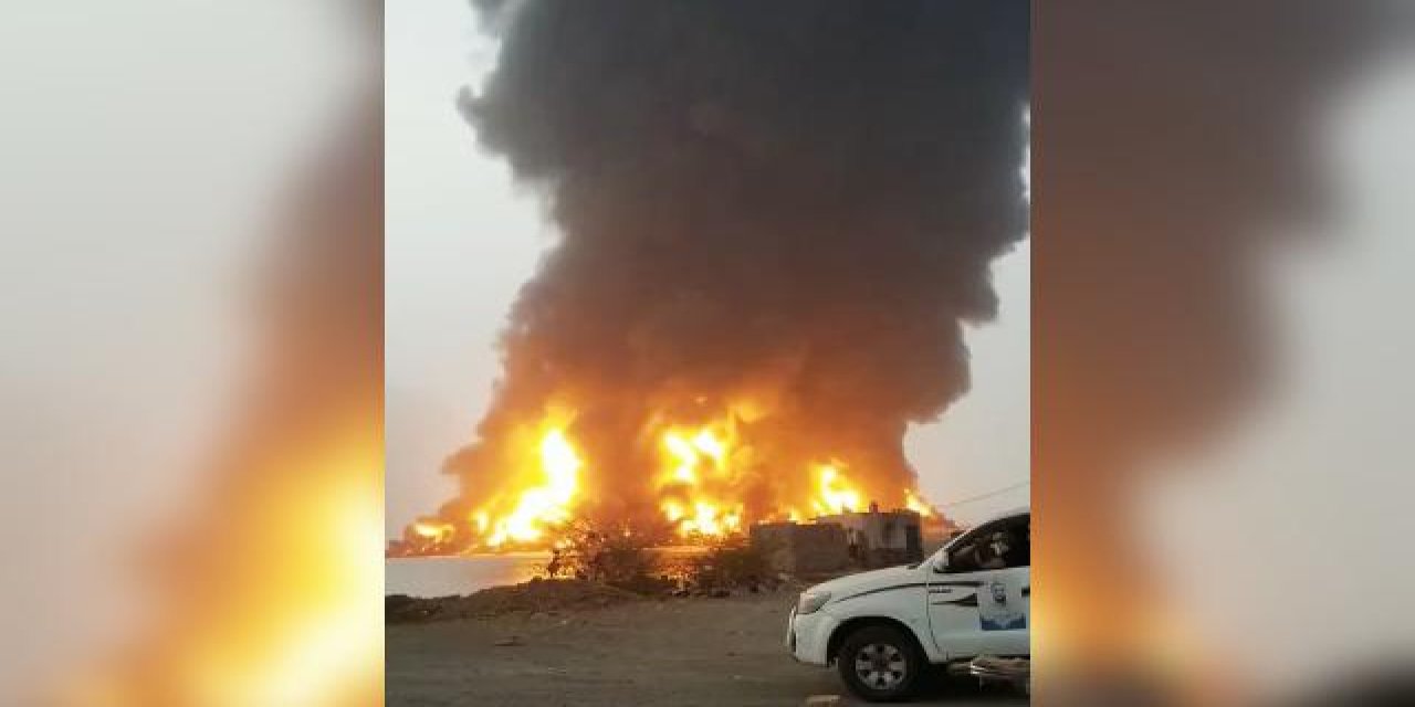 Yemen'de petrol arıtma tesisi vuruldu
