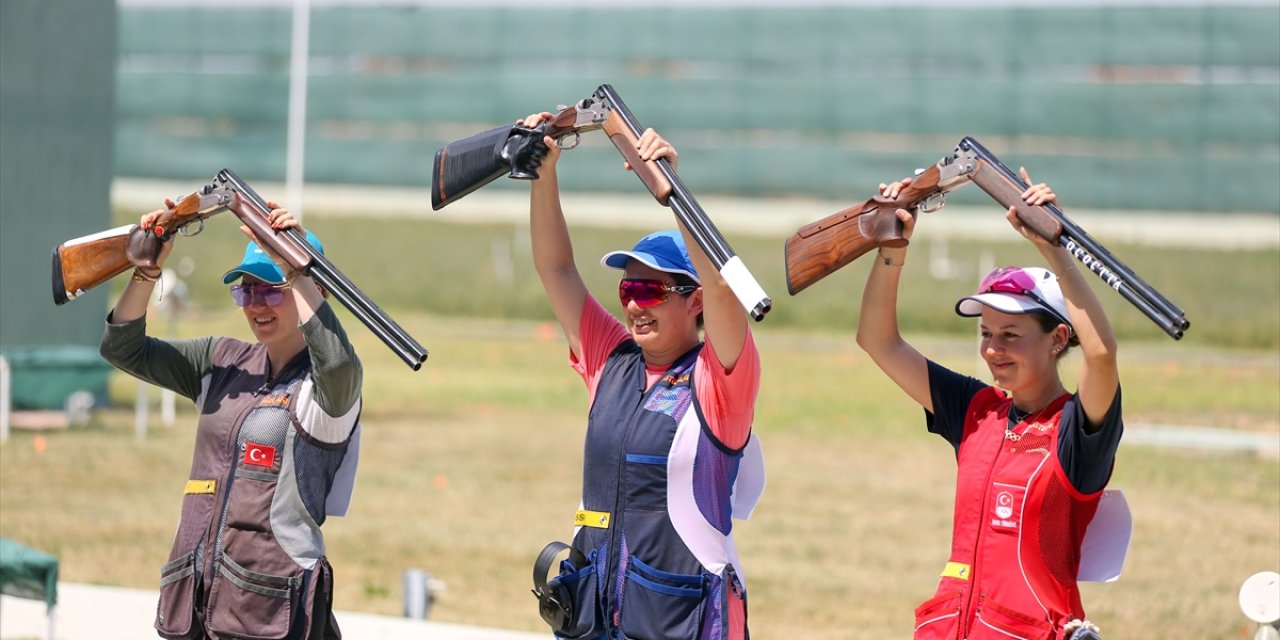 Konya'da skeet organizasyonunda 81 sporcu mücadele etti