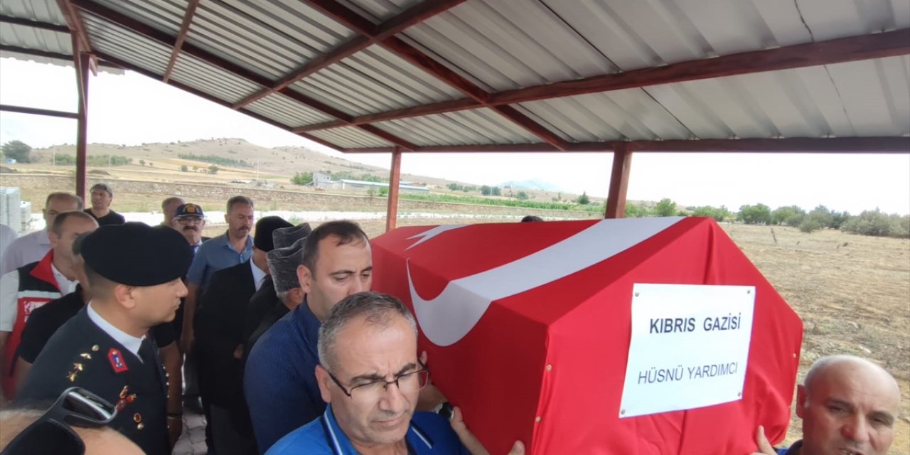 Seydişehir'de vefat eden Kıbrıs gazisine son görev!