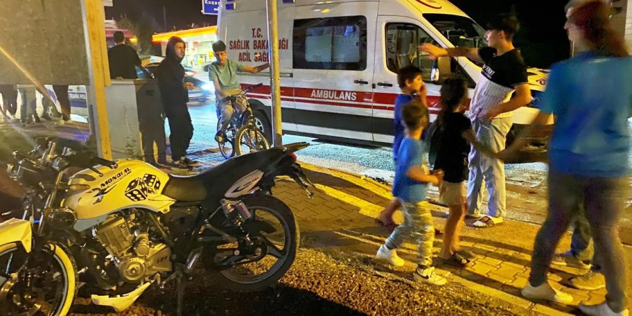 Konya'da ambulansla motosiklet çarpıştı: 1 yaralı