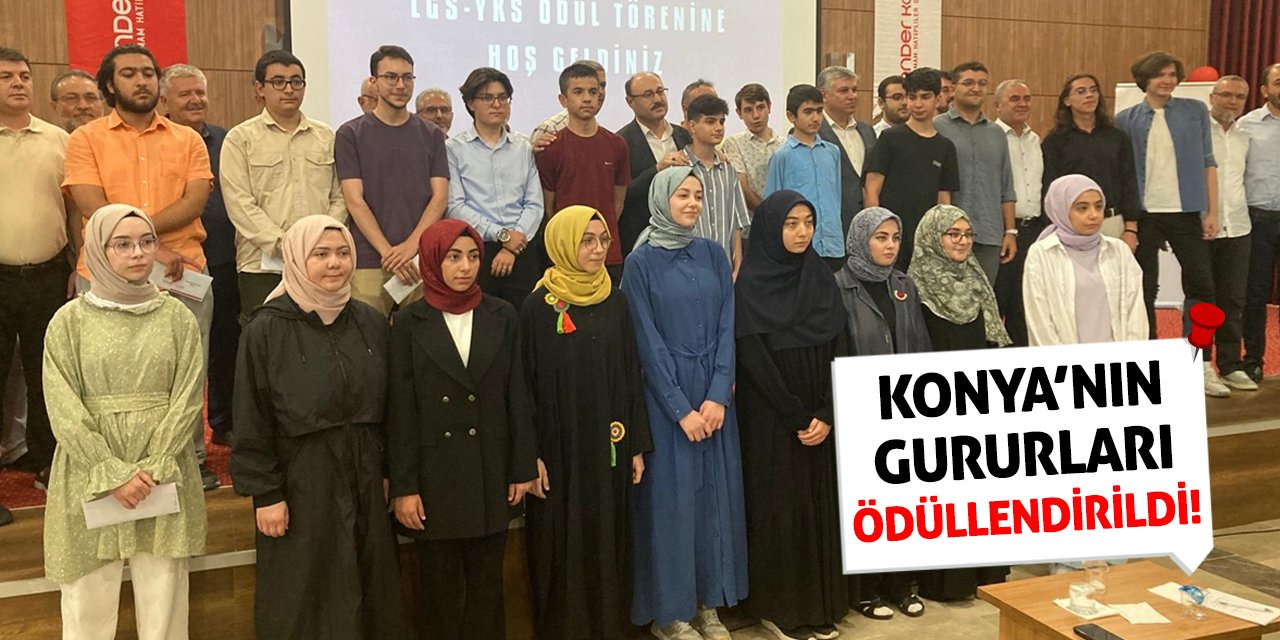 Konya'nın Gururları Ödüllendirildi!