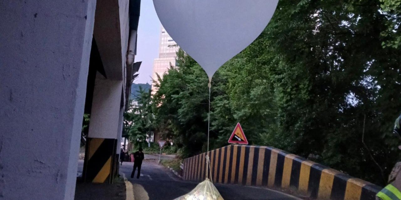 Kuzey Kore, Güney Kore'ye yine çöp balonu gönderdi