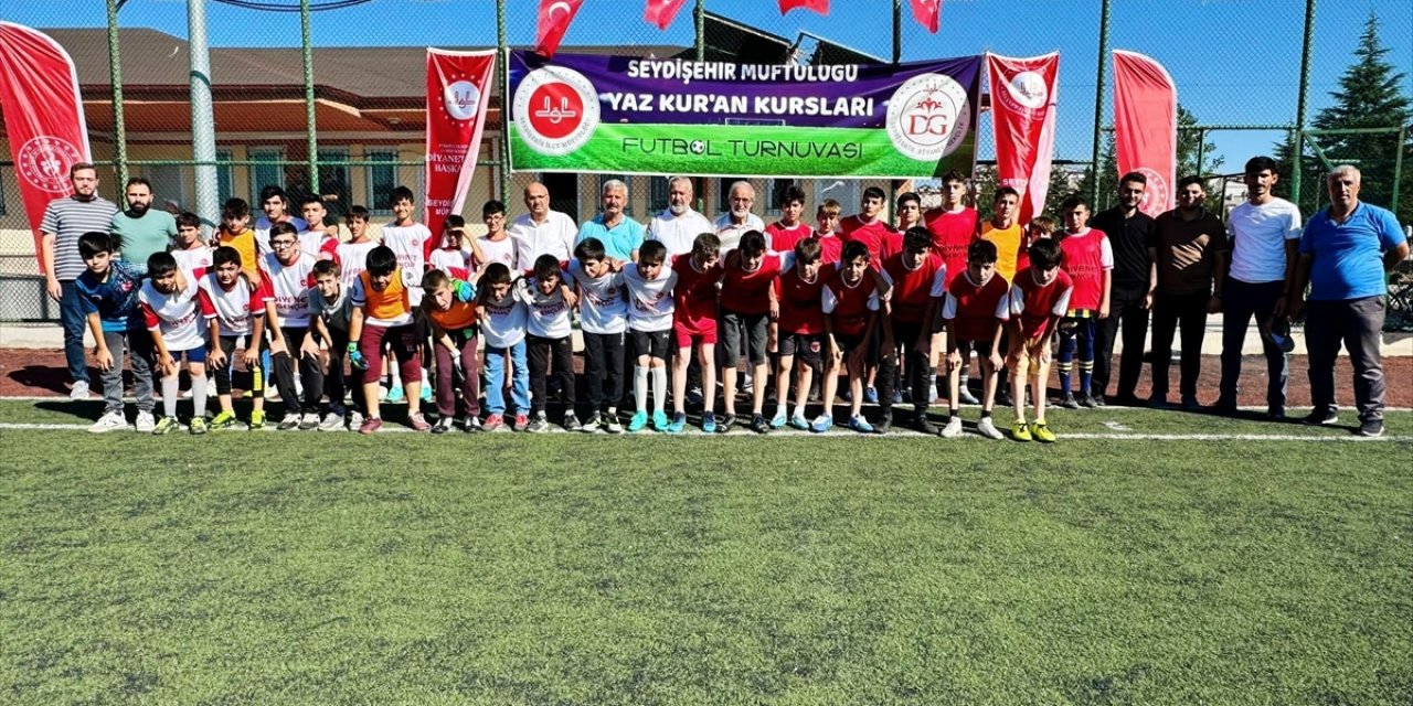 Konya'da Yaz Kur'an Kursları Futbol Turnuvaları sona erdi