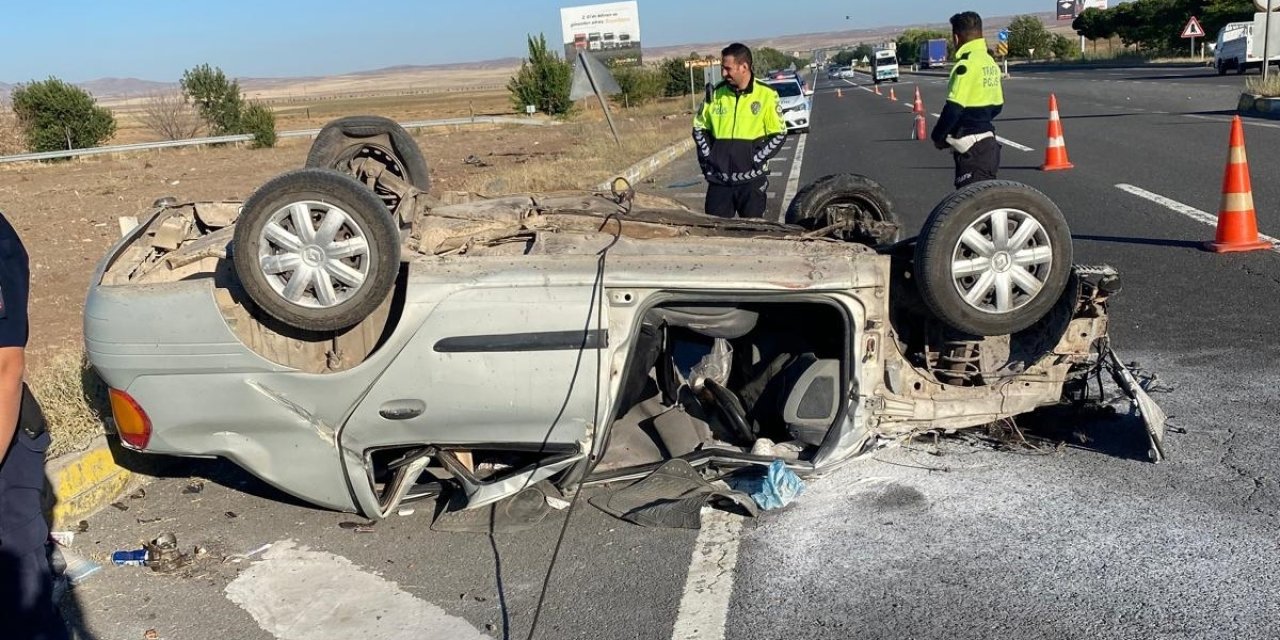 Konya'daki trafik kazasında 1 kişi yaralandı