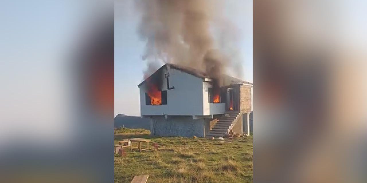 Trabzon'da yayla evinde yangın: 3 ölü