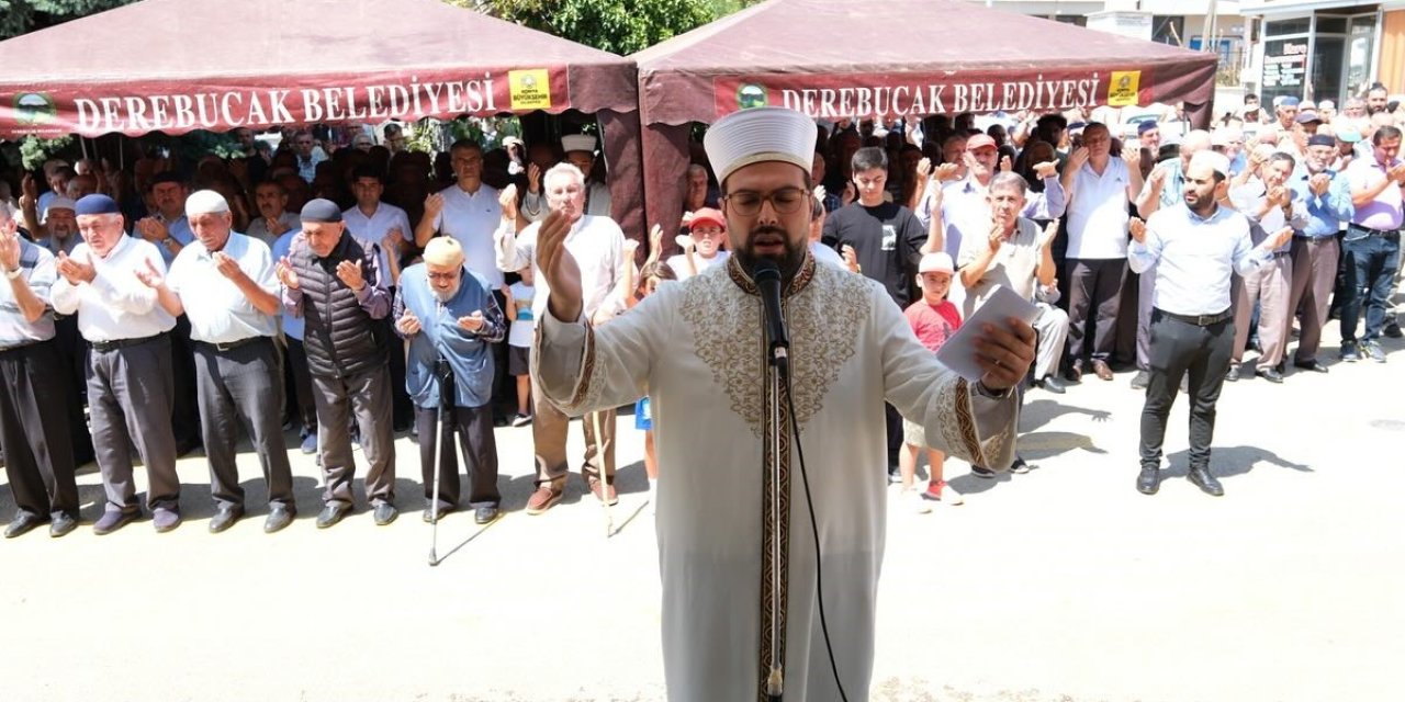 Konya'da yağmur duası yapıldı!