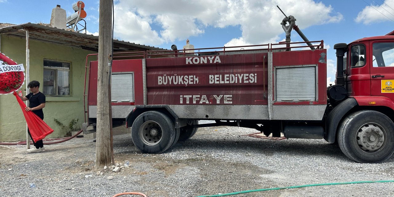 Konya’da düğünde yangın paniği