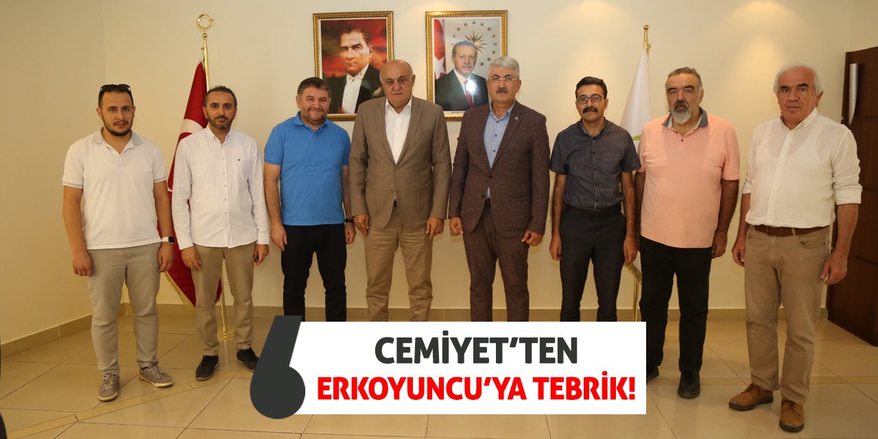 Cemiyet’ten Erkoyuncu’ya tebrik!