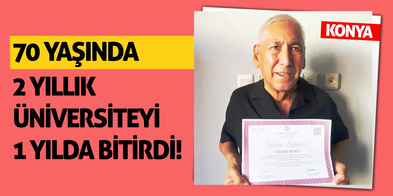 70 Yaşında 2 Yıllık Üniversiteyi 1 Yılda Bitirdi!