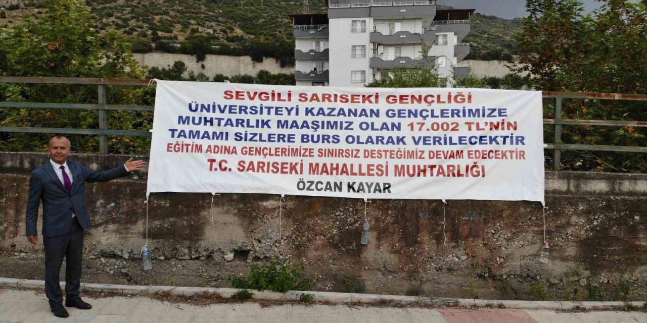 Muhtardan alkışlanacak hareket