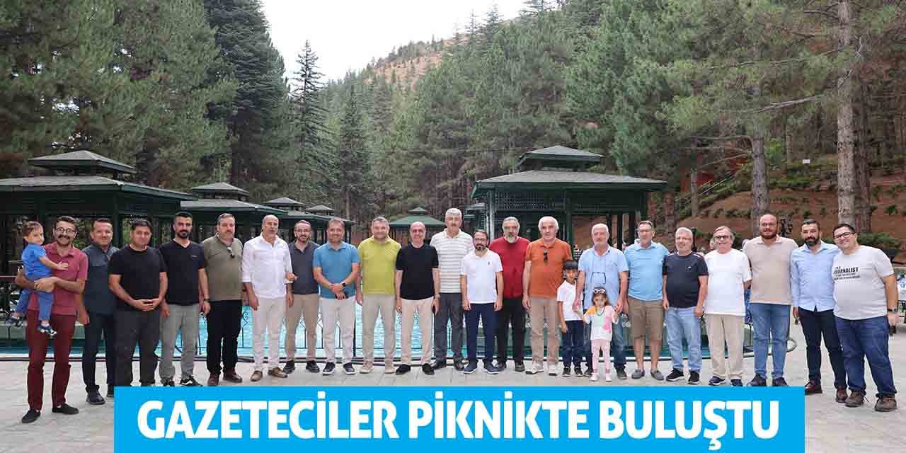 Konya’da Gazeteciler Piknikte Buluştu