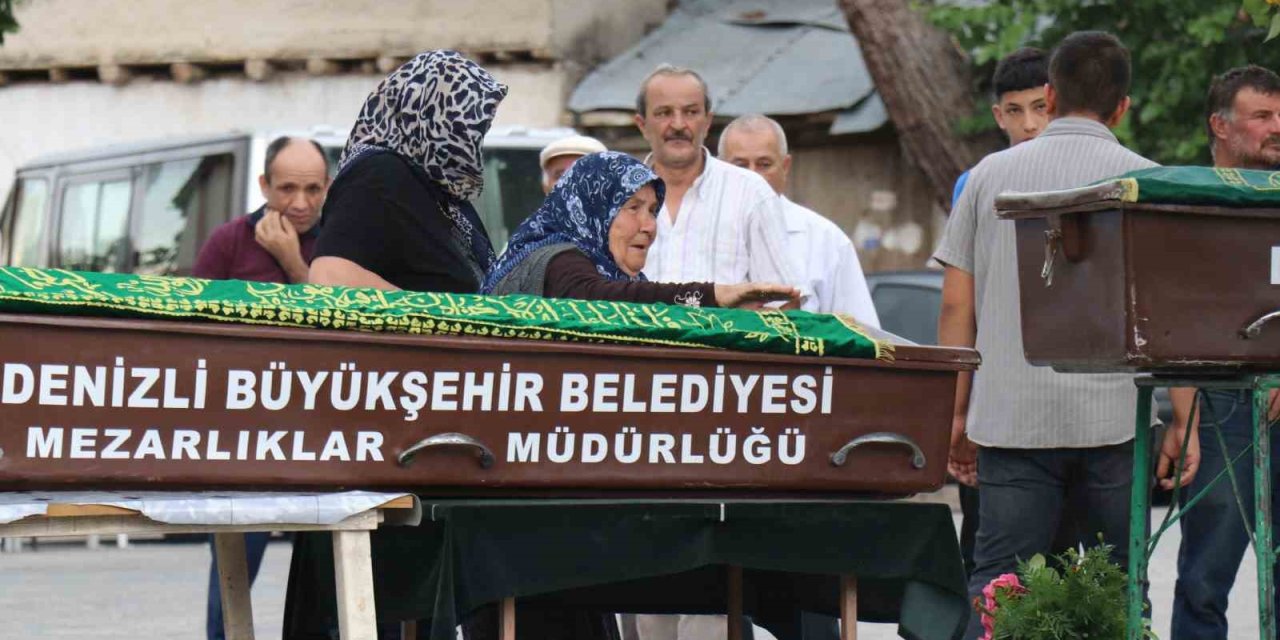 Eşi ve evladının ardından gözyaşı döken kadının feryatları yürekleri dağladı