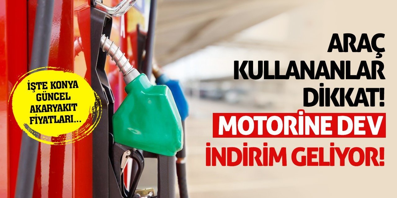 Araç kullananlar dikkat! Motorine dev indirim geliyor!