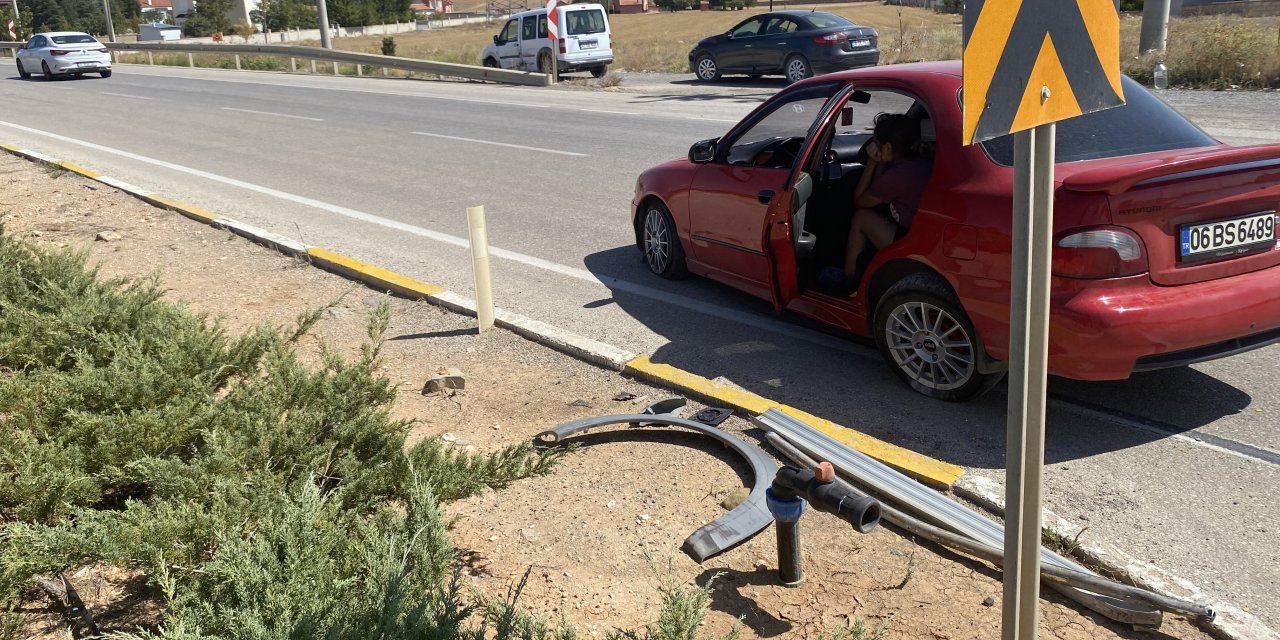 Konya'da trafik kazası: 2 yaralı