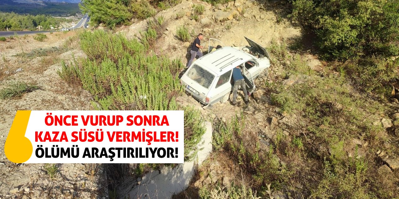 Önce Vurup Sonra Kaza Süsü Vermişler!