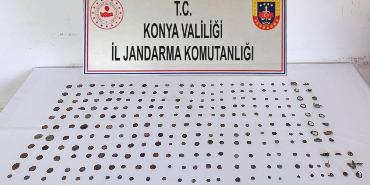 Konya'da tarihi eser kaçakçılığına operasyon