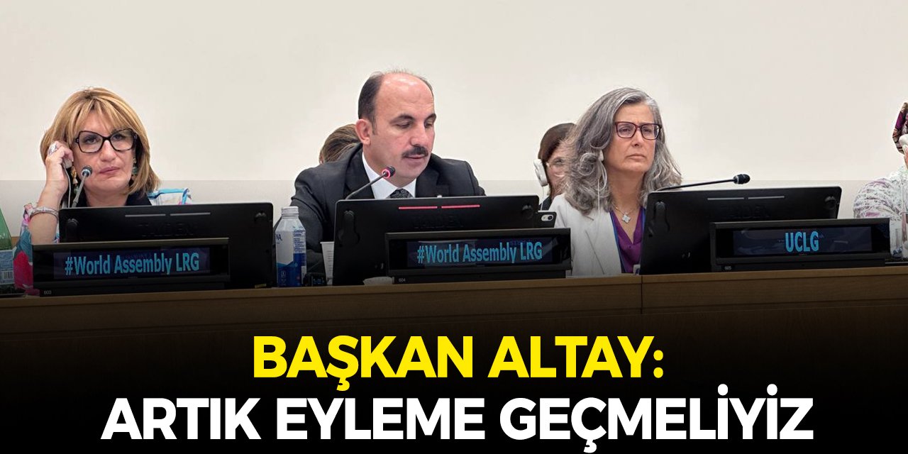 Başkan Altay: Artık Eyleme Geçmeliyiz