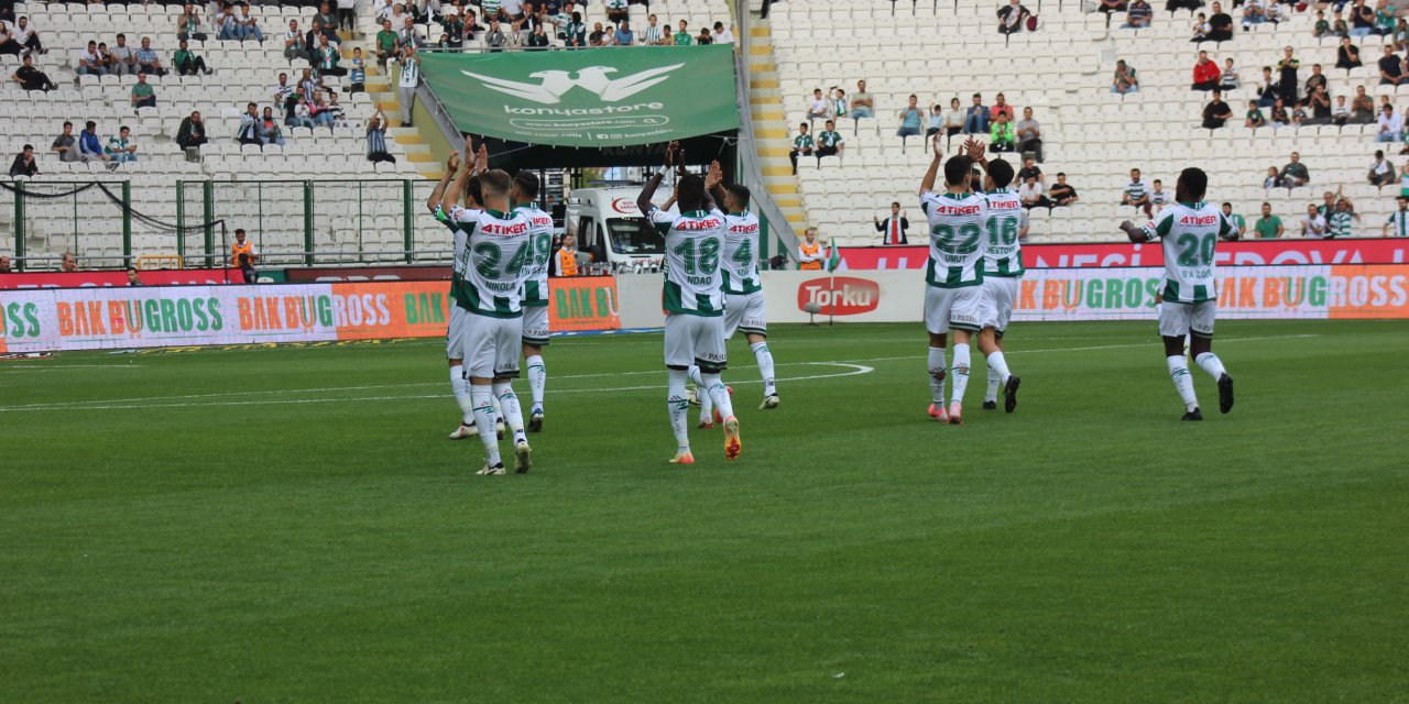 Ali Şaşal Vural, Konyaspor'a izin vermedi! Konyaspor iç saha hasretini dindiremedi