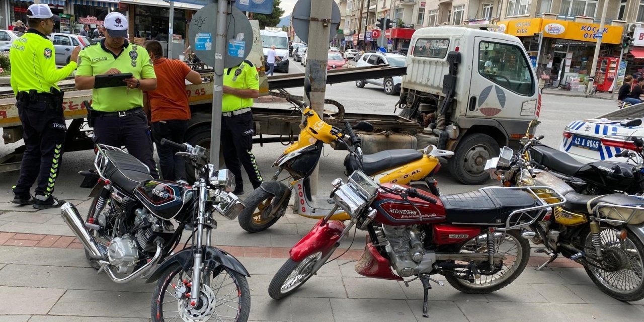 Akşehir Emniyeti bir haftalık bilançoyu paylaştı