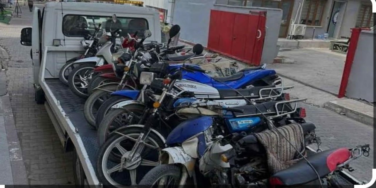 Konya'da motosiklet denetimleri sürüyor