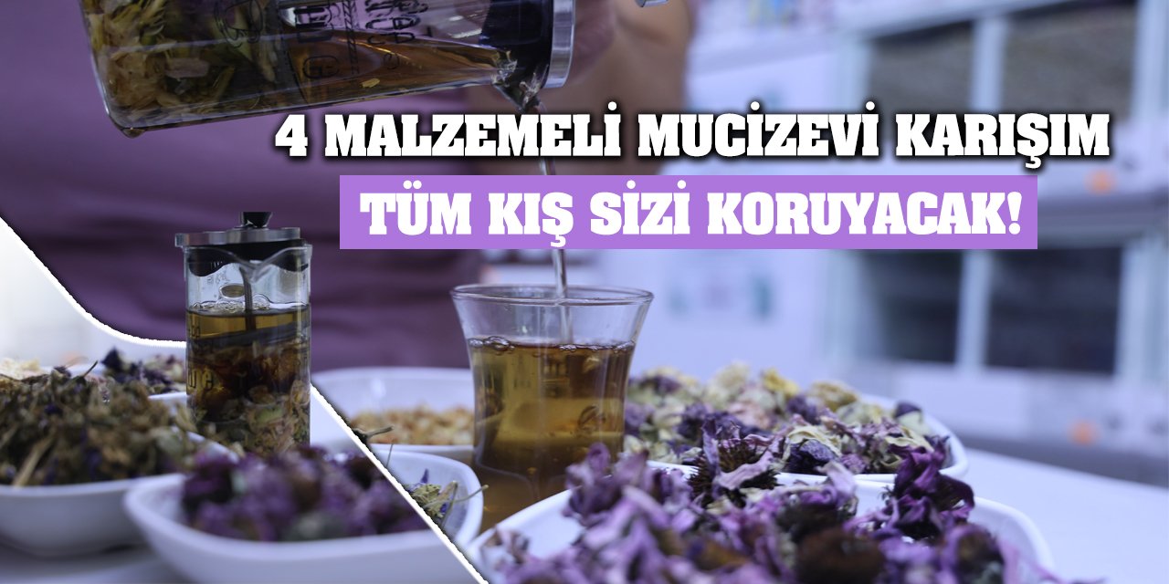 4 Malzemeli Mucizevi Karışım Tüm Kış Sizi Koruyacak!