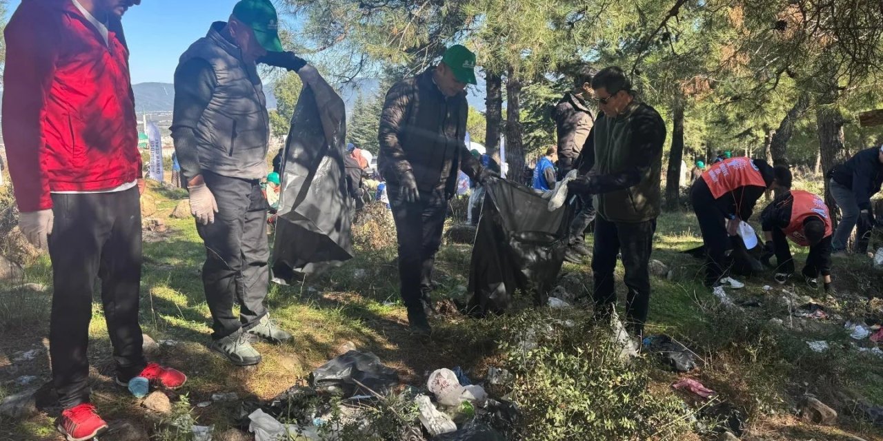 Ormanlar karış karış temizledi