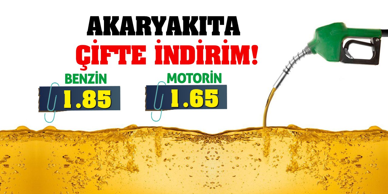 Akaryakıta Çifte İndirim! İşte Güncel Fiyatlar!