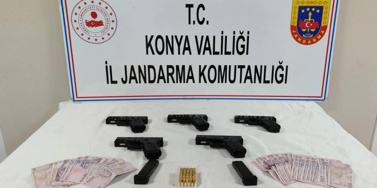 Konya'da silah kaçakçılarına operasyon