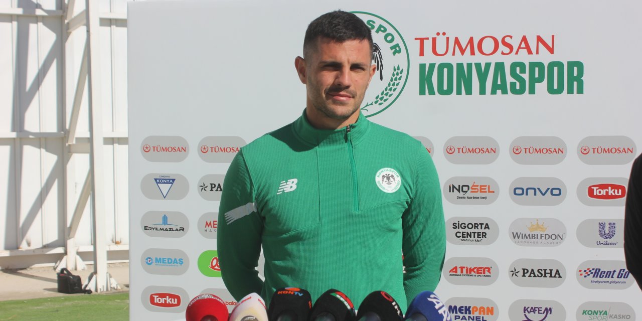 Konyaspor'un Sırp yıldızı Göztepe maçı öncesi iddialı! 'Onları devirmek istiyoruz'