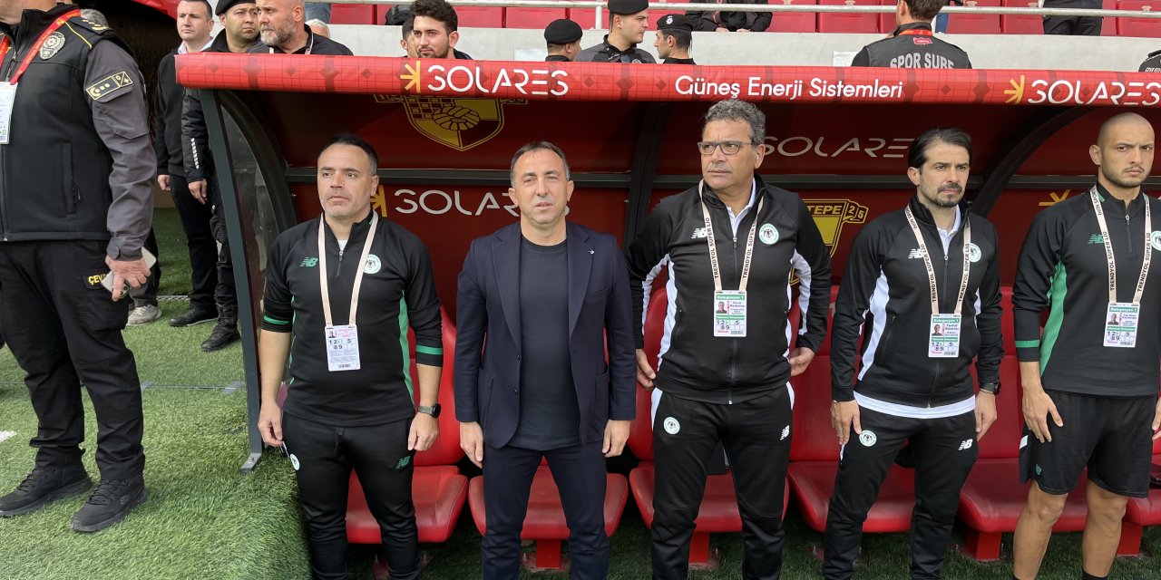 Konyaspor’da Recep Uçar’dan mağlubiyet yorumu: En az 1 puanı hak etmiştik