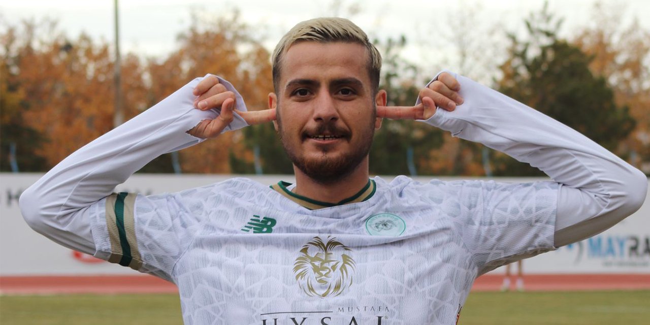 1922 Konyaspor'da Uğur Ahmet gol orucuna son verdi