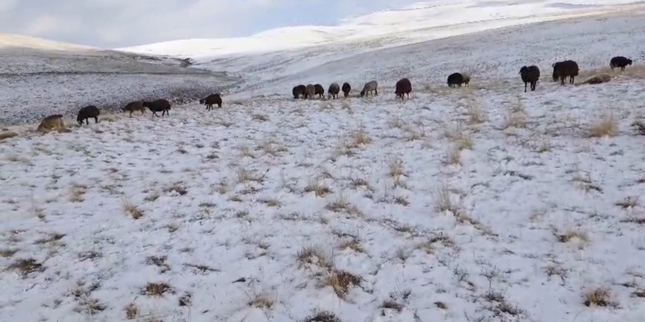 Ağrı’da kış kapıya dayandı