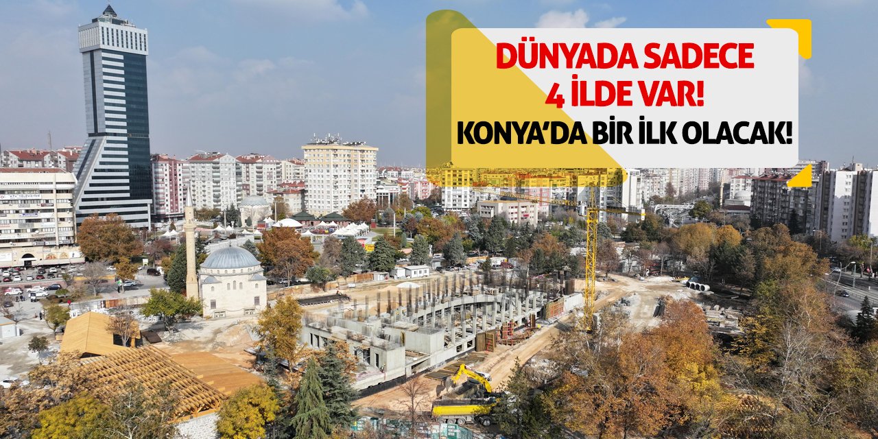 Dünyada Sadece 4 İlde Var! Konya’da Bir İlk Olacak!