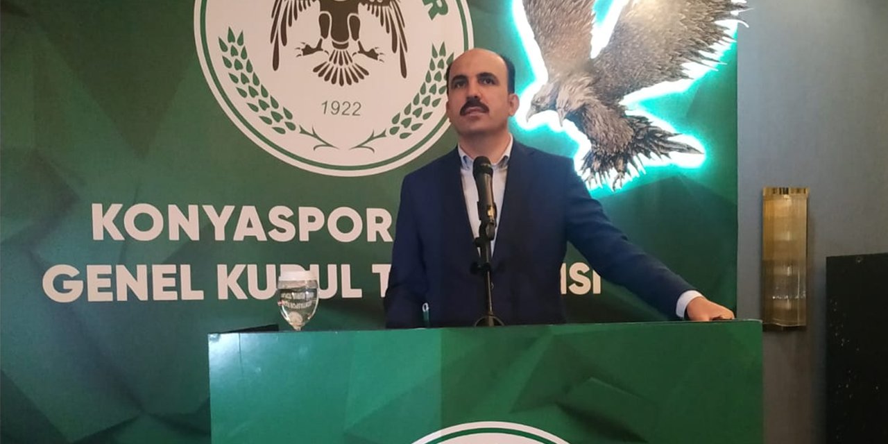 Başkan Altay'dan Konyaspor için önemli açıklamalar