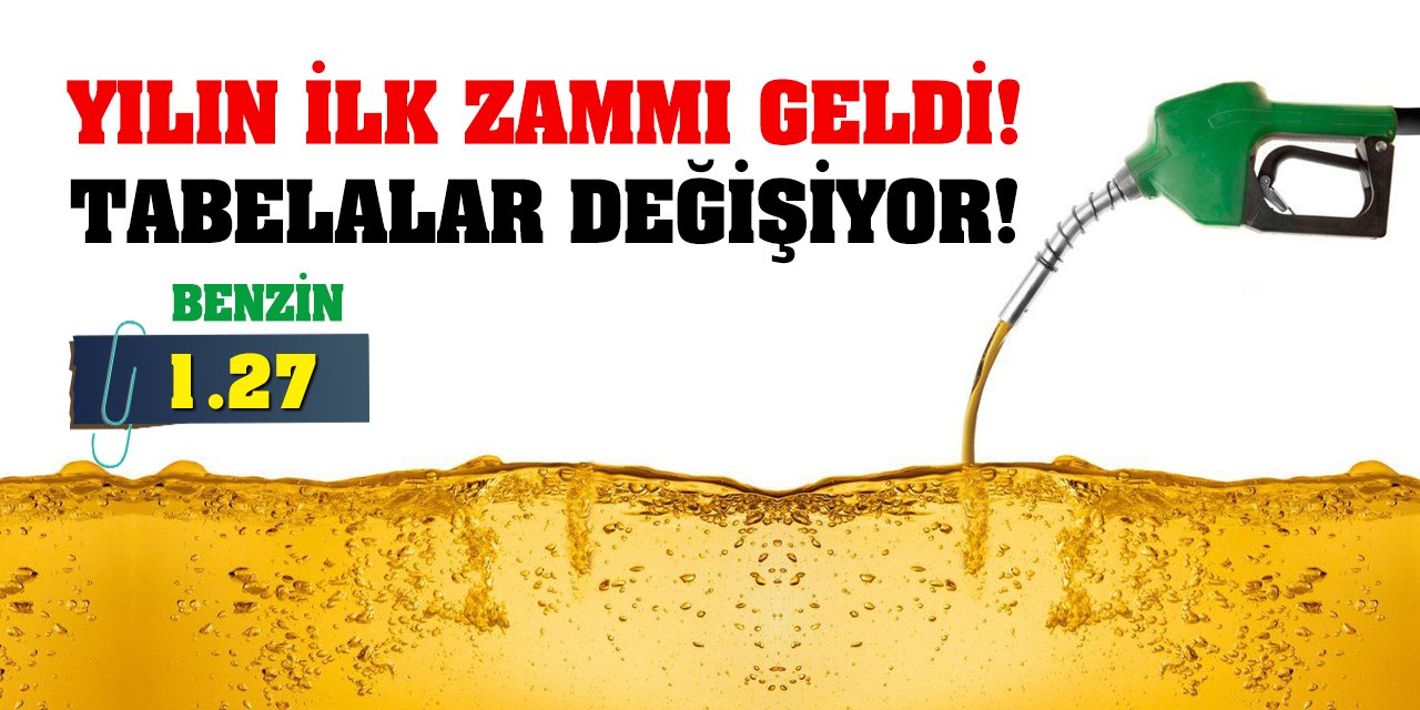 Yılın İlk Zammı Geldi! Tabelalar Değişiyor!