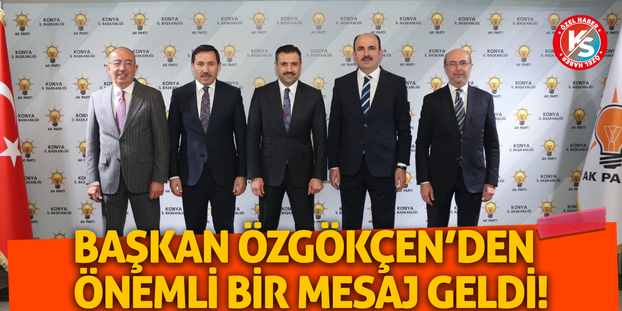 Başkan Özgökçen'den önemli bir mesaj geldi!