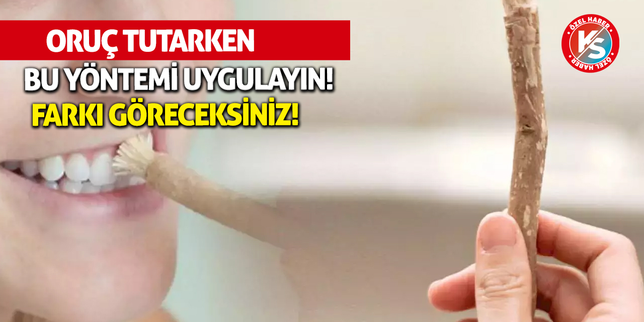 Oruç tutarken bu yöntemi uygulayın! Farkı göreceksiniz!