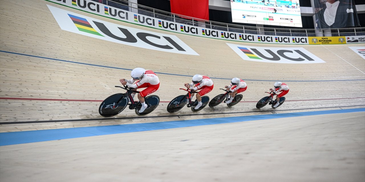 Konya 2025 UCI Pist Bisikleti Uluslar Kupası'nda ilk gün tamamlandı