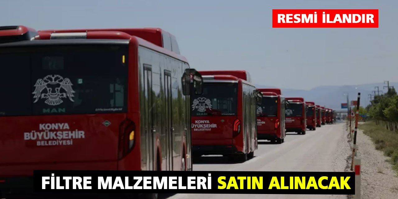 Filtre Malzemeleri Satın Alınacak